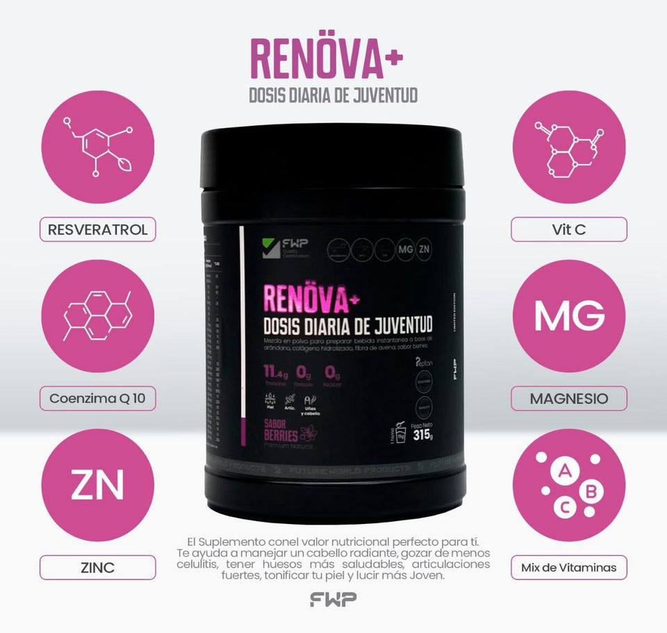 RENOVA + 315g 🌟 Redescubre tu belleza y bienestar con RENÖVA+ 🌿.
